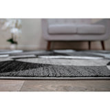 Geometric Circles Soft Area Rug