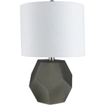 Otsu 17 in. Charcoal Modern Table Lamp - 17" H