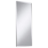 Frameless Rectangular 18" x 40" Beveled Wall Mirror