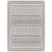 Geometric Moroccan Machine Washable Area Soft Rug