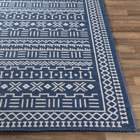 Geometric Moroccan Machine Washable Area Soft Rug