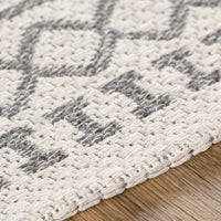 Geometric Moroccan Machine Washable Area Soft Rug