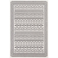 Geometric Moroccan Machine Washable Area Soft Rug