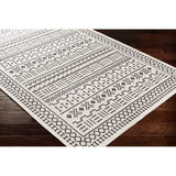 Geometric Moroccan Machine Washable Area Soft Rug