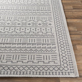 Geometric Moroccan Machine Washable Area Soft Rug