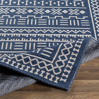 Geometric Moroccan Machine Washable Area Soft Rug