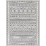 Geometric Moroccan Machine Washable Area Soft Rug