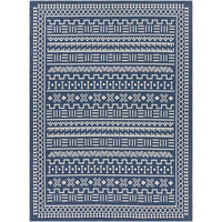 Geometric Moroccan Machine Washable Area Soft Rug