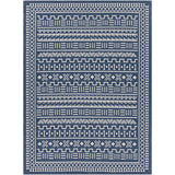 Geometric Moroccan Machine Washable Area Soft Rug