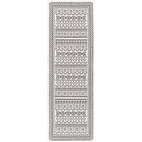 Geometric Moroccan Machine Washable Area Soft Rug