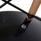 Plastic chair environmental protection PP material thickened seat surface solid wood leg dressing stool restaurant set of 2