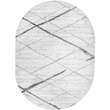 Stripes Light Gray Soft Area Rugs