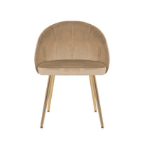 Porthos Home Daija Velvet Dining Chairs with Gold Legs