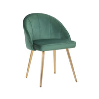 Porthos Home Daija Velvet Dining Chairs with Gold Legs