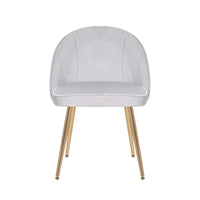 Porthos Home Daija Velvet Dining Chairs with Gold Legs