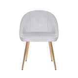 Porthos Home Daija Velvet Dining Chairs with Gold Legs