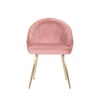 Porthos Home Daija Velvet Dining Chairs with Gold Legs