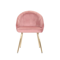 Porthos Home Daija Velvet Dining Chairs with Gold Legs