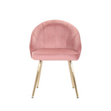 Porthos Home Daija Velvet Dining Chairs with Gold Legs