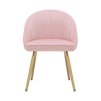 Porthos Home Daija Velvet Dining Chairs with Gold Legs