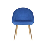 Porthos Home Daija Velvet Dining Chairs with Gold Legs