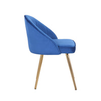 Porthos Home Daija Velvet Dining Chairs with Gold Legs