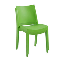 Porthos Home Ganiz Stackable Plastic Dining Chairs Set of 2