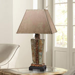 Slate & Copper Indoor-Outdoor Table Lamp