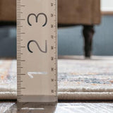 Roswell Bohemian Eclectic Aztec Beige Rug