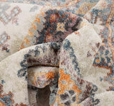 Roswell Bohemian Eclectic Aztec Beige Rug