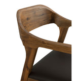 Rasmus Mid Century Wood Dining Arm Chair