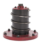 Red and Black Iron Industrial Accent Lamp (Set of 2)