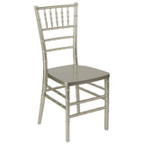 Resin Stacking Chiavari Chair - Hospitality and Event Seating - Pewter