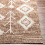 Machine Washable Geometric Bohemian Area Rug