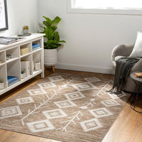 Machine Washable Geometric Bohemian Area Rug