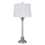 Ruston Brushed Steel Metal Table Lamp