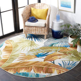 Barbados Souzan Tropical Indoor/ Outdoor Patio Backyard Soft Rug