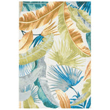 Barbados Souzan Tropical Indoor/ Outdoor Patio Backyard Soft Rug