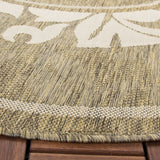 Courtyard Doreen Indoor/ Outdoor Patio Backyard Soft Rug