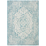 Courtyard Jacque Indoor/ Outdoor Patio Backyard Soft Rug