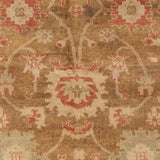 Couture Hand-knotted Oushak Mersiha Traditional Oriental Wool Rug with Fringe