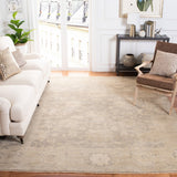 Couture Hand-knotted Oushak Mersiha Traditional Oriental Wool Rug with Fringe