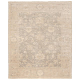 Couture Hand-knotted Oushak Mersiha Traditional Oriental Wool Rug with Fringe