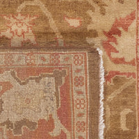 Couture Hand-knotted Oushak Mersiha Traditional Oriental Wool Rug with Fringe