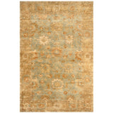 Couture Hand-knotted Oushak Mersiha Traditional Oriental Wool Rug with Fringe