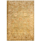 Couture Hand-knotted Oushak Mersiha Traditional Oriental Wool Rug with Fringe