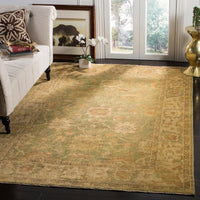 Couture Hand-knotted Oushak Mersiha Traditional Oriental Wool Rug with Fringe