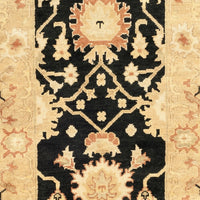 Couture Hand-knotted Oushak Mersiha Traditional Oriental Wool Rug with Fringe