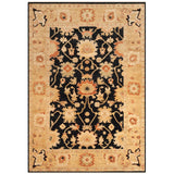 Couture Hand-knotted Oushak Mersiha Traditional Oriental Wool Rug with Fringe