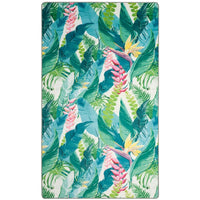 Daytona Cassandra Graphic Botanical Machine Washable Soft Rug